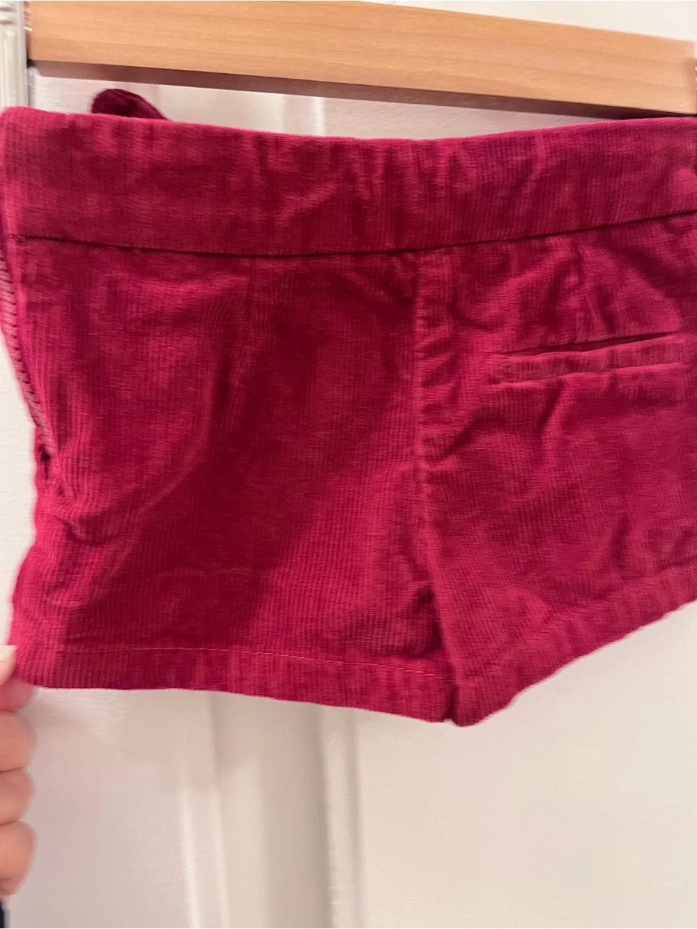 Vertbaudet Cranberry Corduroy Shorts - Girls Size 2A (2 Years) Thrifted in Paris